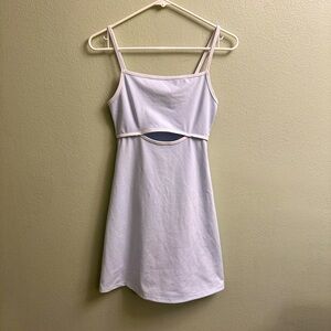 Wild Fable Front Cut-Out Mini Dress Size Small Light Blue
